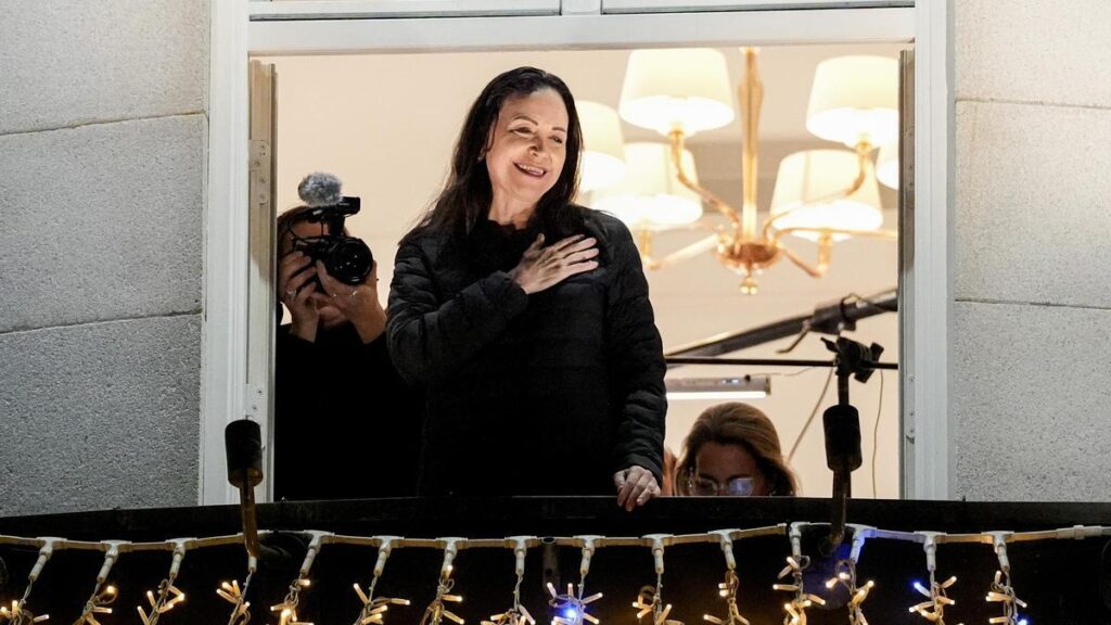 María Corina Machado reaparece en Oslo tras más de un año de clandestinidad