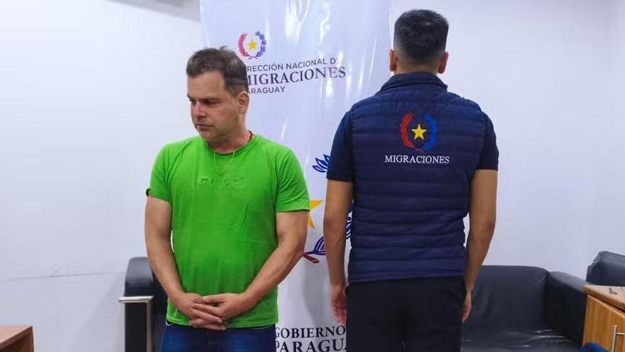 Una imagen de la detención del exdirector de la Policía de Carreteras de Brasil Silvinei Vasques este viernes