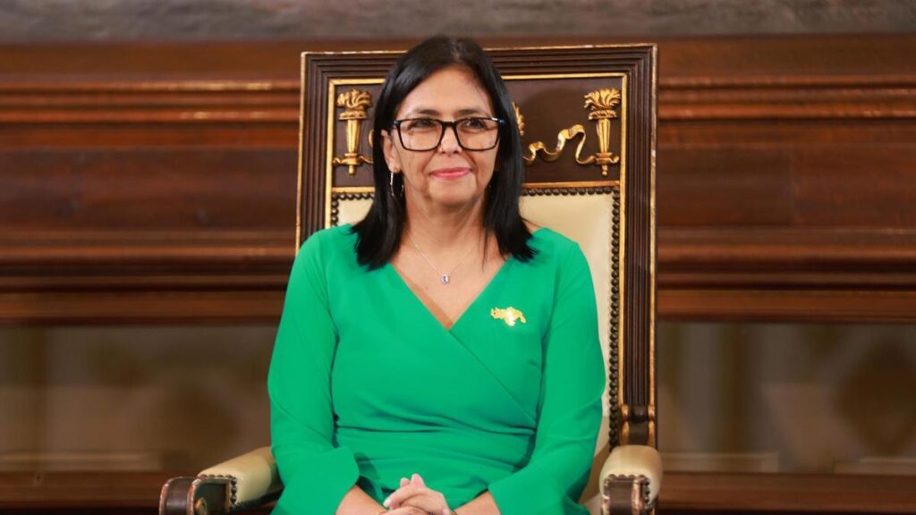 Delcy Rodríguez, presidenta encargada de Venezuela