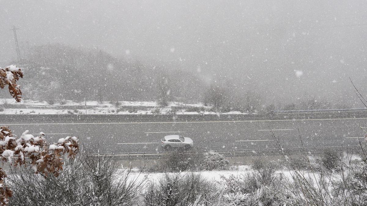 Nieve en León.