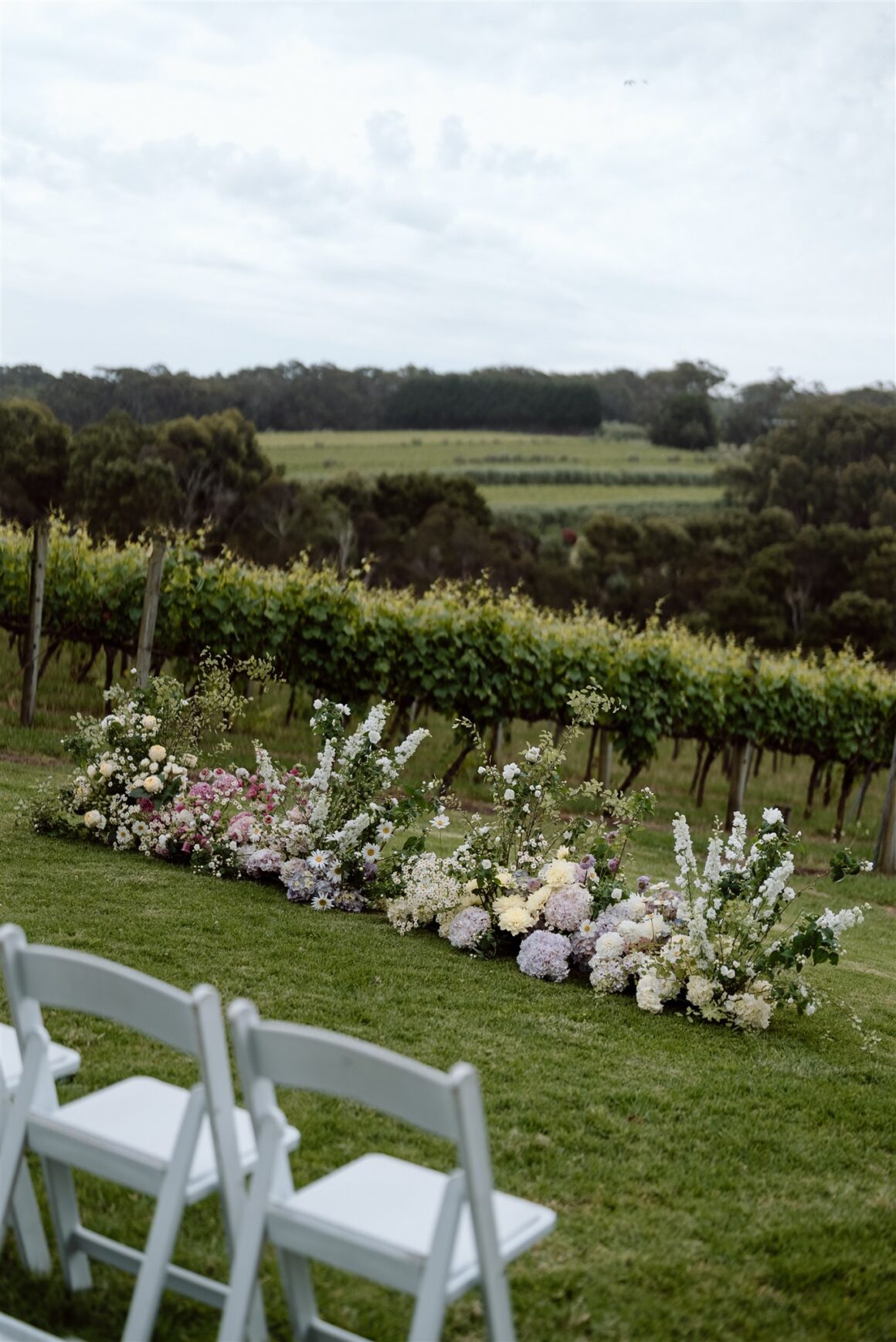 lieu de mariage dans un vignoble victoria