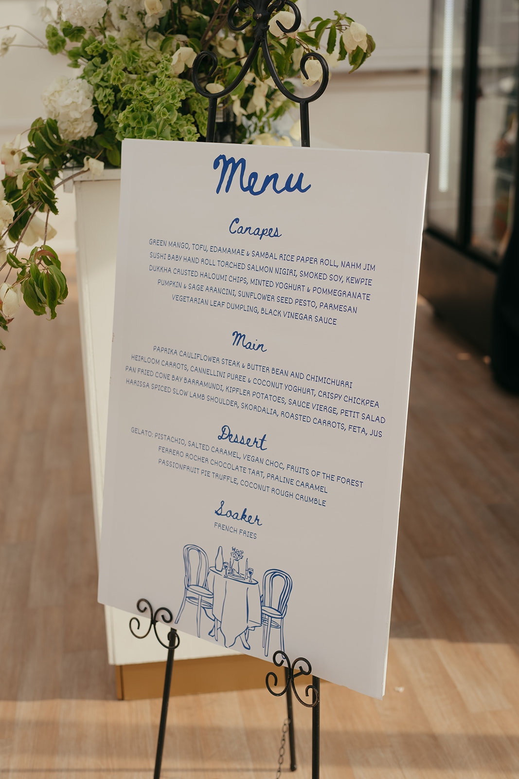signalisation du jour du mariage mariage dans le jardin de Melbourne