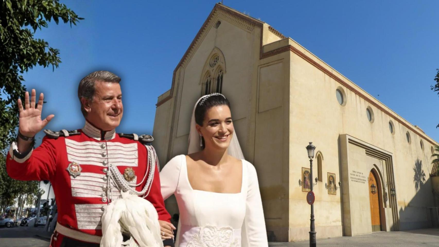 L'église où s'est marié Cayetano Martínez de Irujo : elle a brûlé en 1936 et abrite les cendres de la duchesse d'Alba
