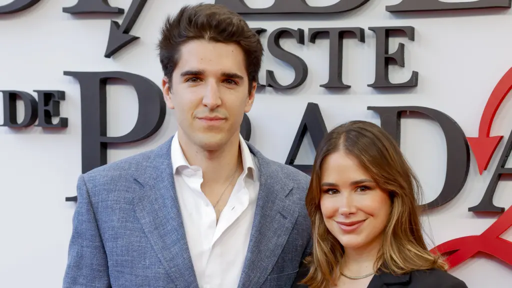 Javier García-Obregón Lago et Eugenia Gil à la première de 