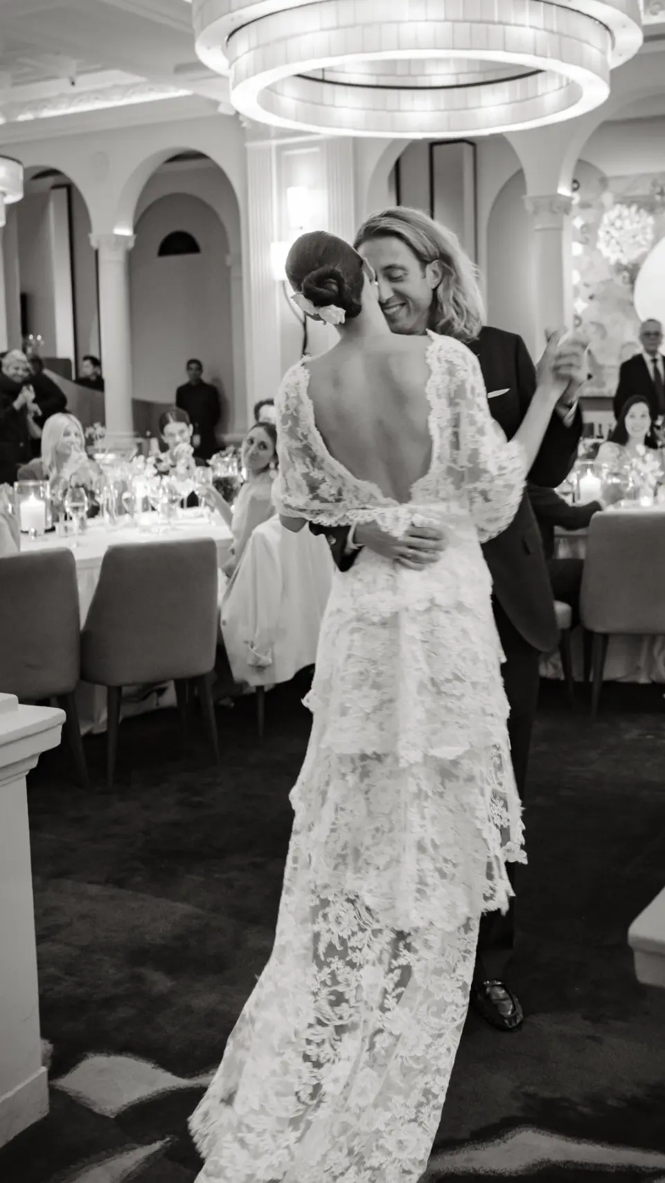La robe de mariée de Rocío Crusset.