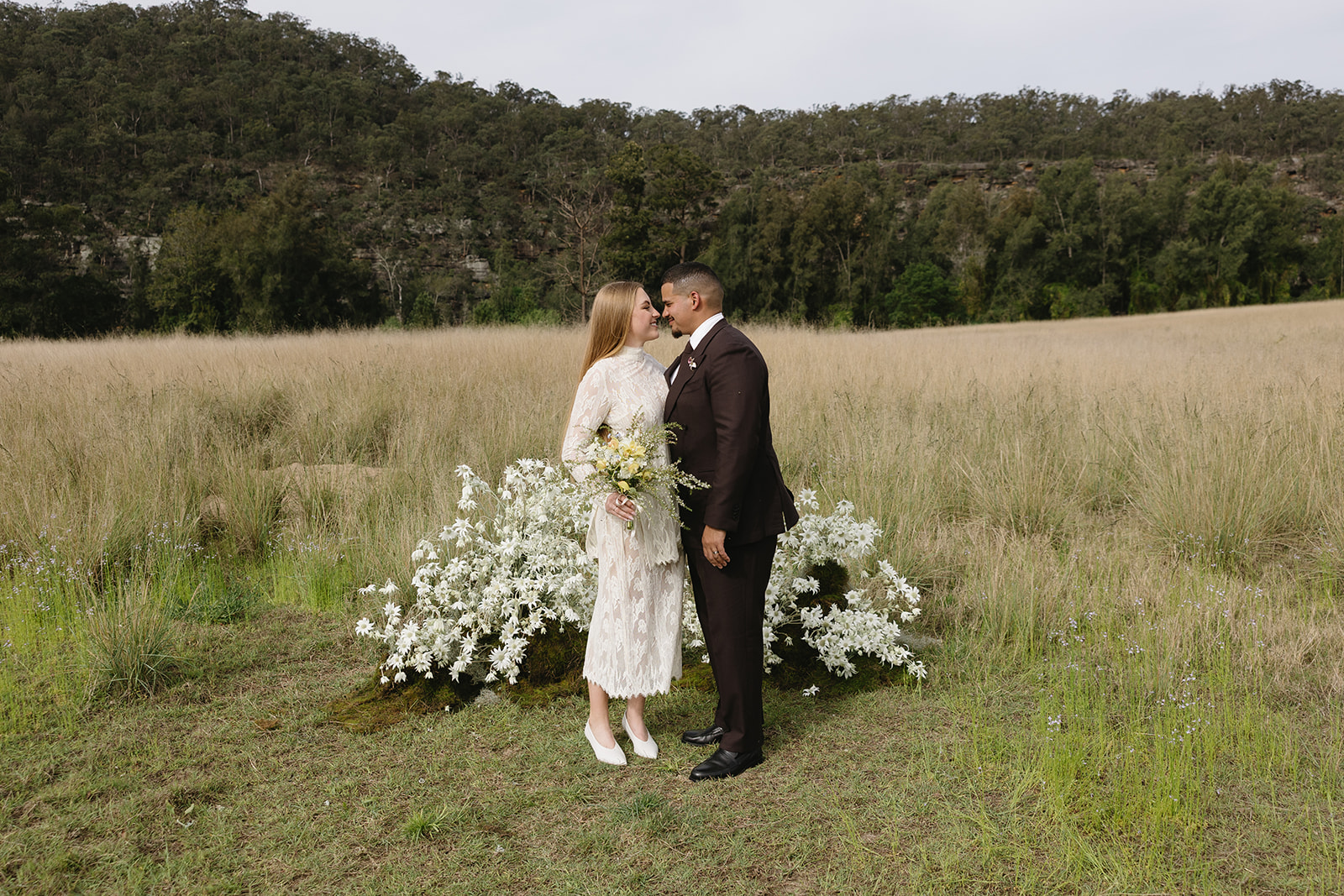 Un mariage sous chapiteau sur la rivière Hawksebury NSW