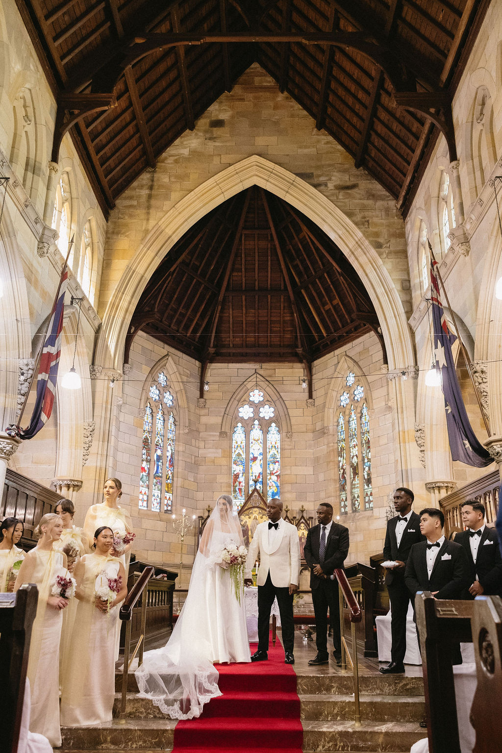 Cérémonie de mariage à l'église All Saints Woollahra Sydney