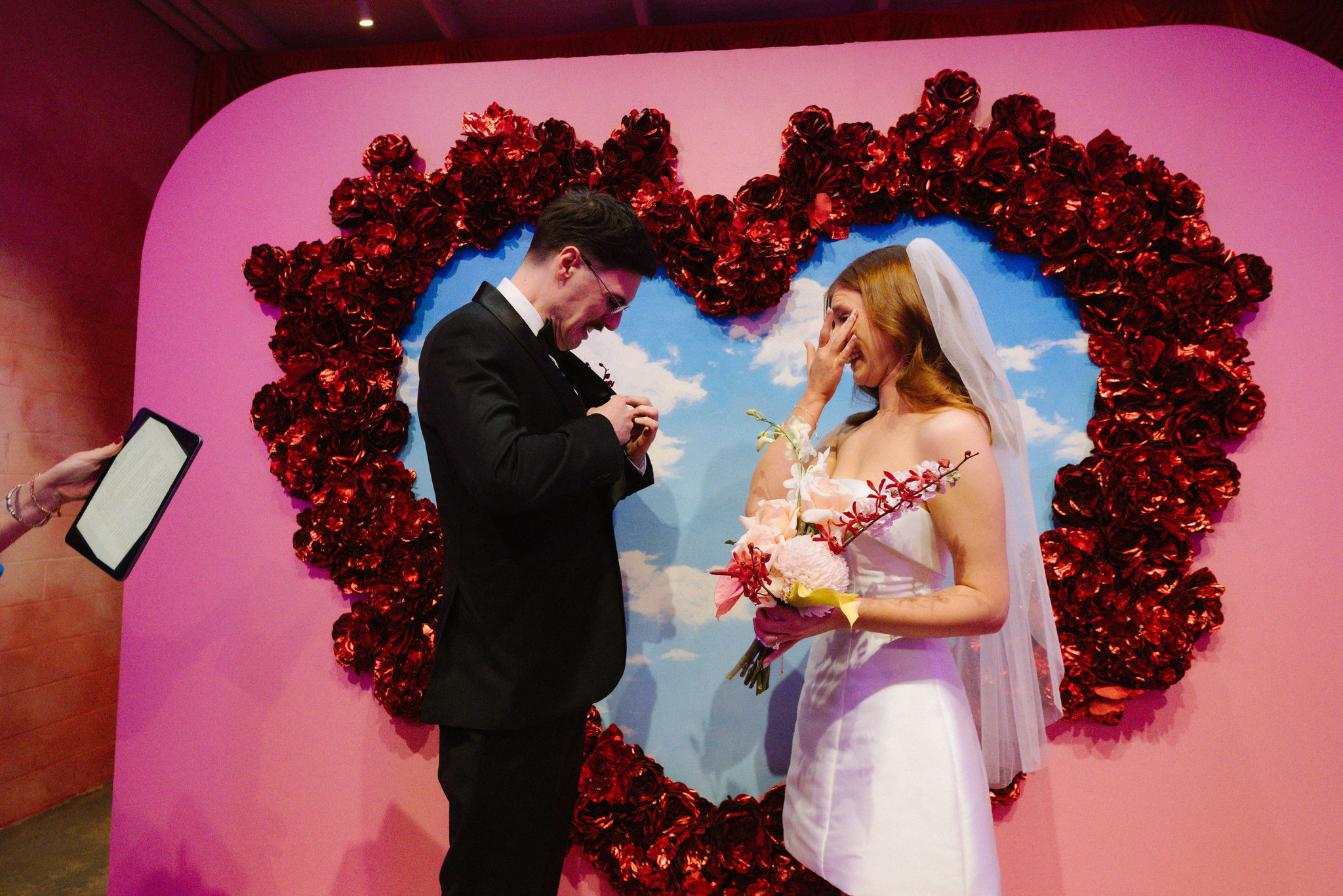 Véritable mariage inspiré de Vegas à The Altar Electric, Melbourne