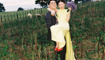 Mariage vintage avant-gardiste à Auckland
