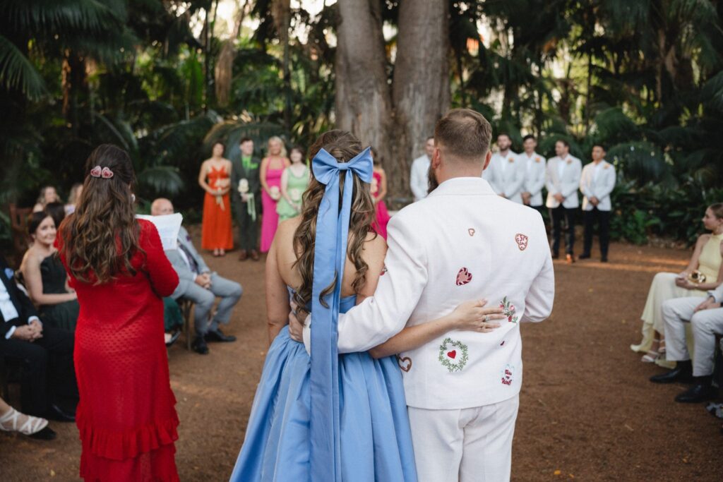 Mariage coloré à Perth | La mariée portait du bleu