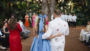 Mariage coloré à Perth | La mariée portait du bleu